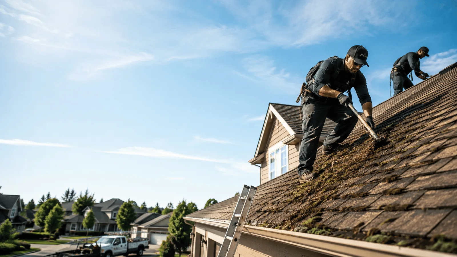 Roof Moss Removal in Peru, KS near me